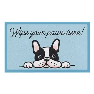 Wipe Your Paws Here Indoor & Outdoor Doormat - 70x40cm