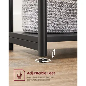 Aleesa Side Table Set (Set of 2) Black