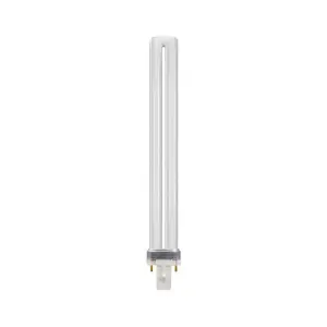 Crompton Lamps CFL PLS 11W 2-Pin Single Turn White Frosted S-Type