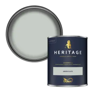 Dulux Trade Heritage Green Slate Eggshell Wall paint, 750ml