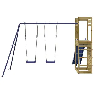 Berkfield Outdoor Playset Impregnated Wood Pine