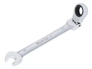 BlueSpot Tools 180 Degree Flexible Head Ratchet Spanner 14mm