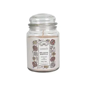 18Oz Scented Jar Candle Belgian Waffles