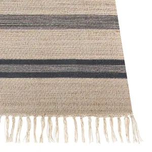 Jute Area Rug 160 x 230 cm Beige and Grey TALPUR