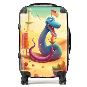 Snake On A Beach Holiday Suitcase - Cabin