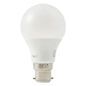 Diall B22 13.8W 1521lm White A60 Warm white LED Dimmable Light bulb