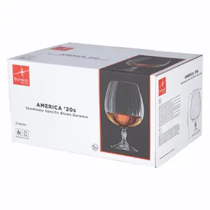 Bormioli Rocco - America '20s Brandy Glasses - 650ml - Clear - Pack of 6