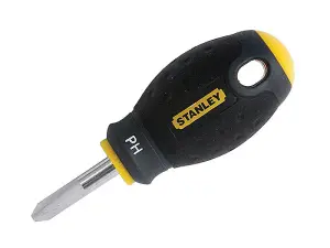 STANLEY 0-65-406 FatMax Stubby Screwdriver Phillips Tip PH1 x 30mm STA065406