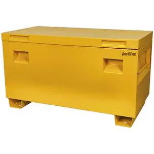 Heavy Duty Steel Truck Storage Box with Locking Mechanism and Gas Strut Supports