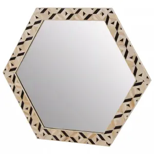 Interiors by Premier Harlo Hexagonal Wall Mirror