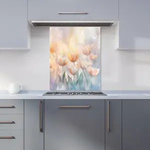 Ava Sterling: 00028 Premium Glass Kitchen Splashback W600mm x H750mm