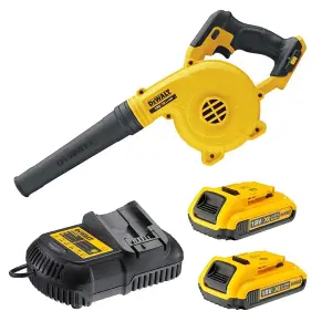 Dewalt DCV100D2 18v XR Compact Leaf Blower DCV100 + 2 x 2ah Batteries + Charger