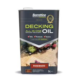 Barrettine Decking Oil - Rosewood 5L