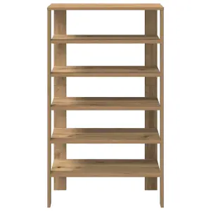 Berkfield Shoe Rack Artisan Oak 61x32x105 cm Engineered Wood