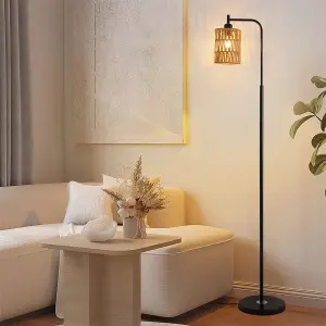 Cylindrical Shade Modern Metal Floor Lamp Standing Light 170cm H