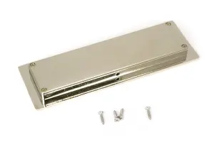 From The Anvil Polished Nickel 175mm Art Deco Rectangular Pull