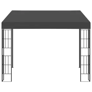 Berkfield Wall-mounted Gazebo 3x3 m Anthracite Fabric