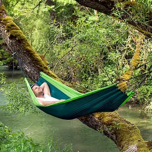 Silk Traveller Ultralight Hammock - Forest