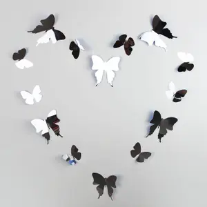 3D Butterflies Mirror Stock Clearance Wall Decor Art