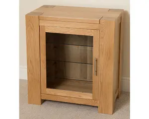 Kuba Solid Oak Media Unit with Storage