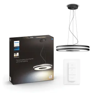 Philips Hue White Ambiance Being Pendant Light Black