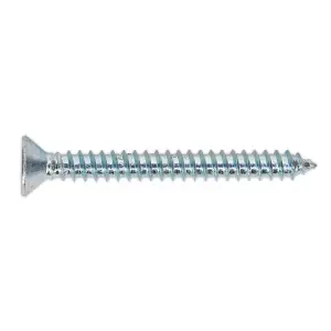 Sealey Self Tapping Screw 4.2 x 38mm Countersunk Pozi DIN 7982 100 Pieces ST4238