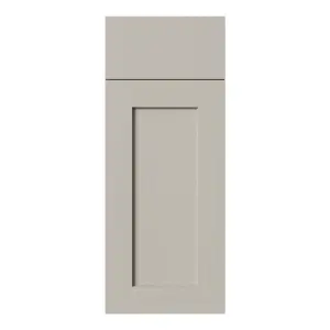 Tydeman Matt pebble Shaker Drawerline Cabinet door (W)300mm (H)720mm (T)20mm