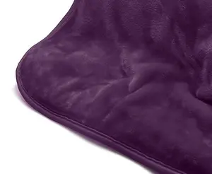 Kampala Hill Mink Blanket/Throw Purple 127 x 152cm