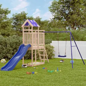 Berkfield Outdoor Playset Solid Wood Pine