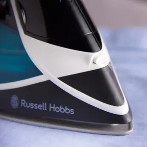 Russell Hobbs Supreme Steam Traditional Iron 23260, 2600 W - Teal/Black