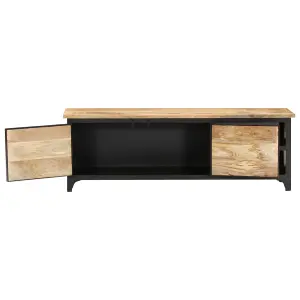 Berkfield TV Cabinet 120x30x40 cm Solid Mango Wood