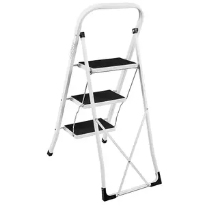 Home Vida 3 Step Ladder With Anti-Slip Mat Foldable Stool