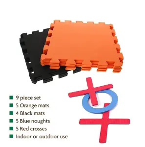 MantraRaj Giant High Density EVA Foam Noughts & Crosses Indoor and Outdoor Family Fun Party Game For Age 3+