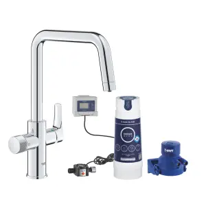 Grohe Blue Pure Start Chrome effect Water filter mono mixer tap With S-size filter