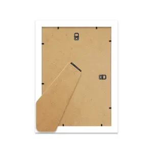 A5 White Picture Frame Fits A5 (14.8 x 21cm - 5.8 x 8.3in) Poster, Photo, Artwork, or Print.