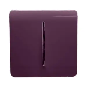 Trendi Switch 10A Triple Pole Bathroom Fan Isolator Switch in Plum Purple