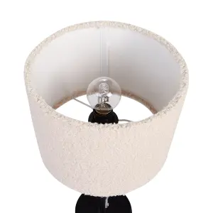 Boucle Table Lamp Beige VINAZCO