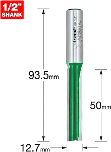 X5 Trend C153X1/2TC C153 1/2 TCT Two Flute Kitchen Worktop Cutter 12.7 x 50.0mm