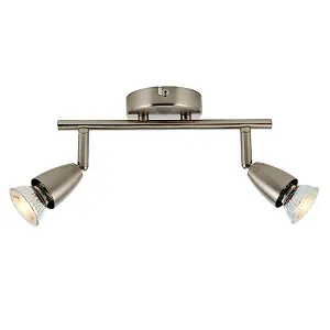 Luminosa 2 Light Spotlight Satin Nickel, GU10