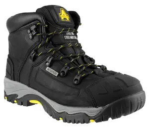 Amblers Waterproof Black Safety boots, Size 14