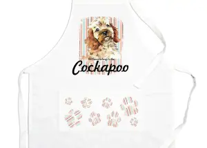 Purely Home Cockapoo Apron - Novelty Kitchen Gift for Dog Lovers