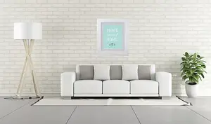 Metro White Frame with Light Grey Mount 40 x 50CM Image Size 30 x 40 CM