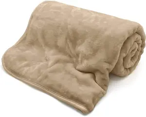 Fleece Faux Fur Roll Mink Throws Soft Cosy Bed Blankets