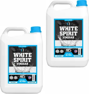 White Vinegar Cleaning 10 Litres HIGH STRENGTH 40% - All Natural Multi-Surface & Multi-Purpose Cleaner, Limescale