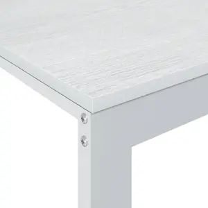 Berkfield Computer Desk White 110x60x73 cm Engineered Wood