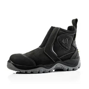 Buckbootz Bang Guardz Safety Dealer Work Boots Black (Sizes 6-13)