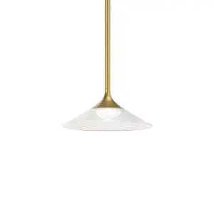 Luminosa Tristan LED Decorative Dome Pendants Gold, 3000K