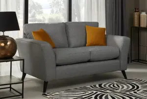 Modern Home Caxton 2 Seater Sofa Charcoal