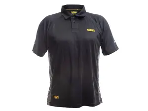 DeWalt Rutland Moisture Wicking Polo Shirt (Black)  (XX Large)