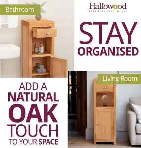 Hallowood Furniture Waverly Oak Bathroom Cabinet